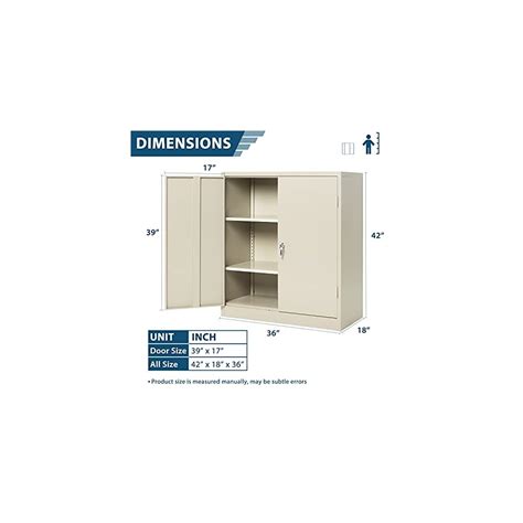 Buy INTERGREAT Steel Storage Cabinet Lockable Metal Storage Cabinets