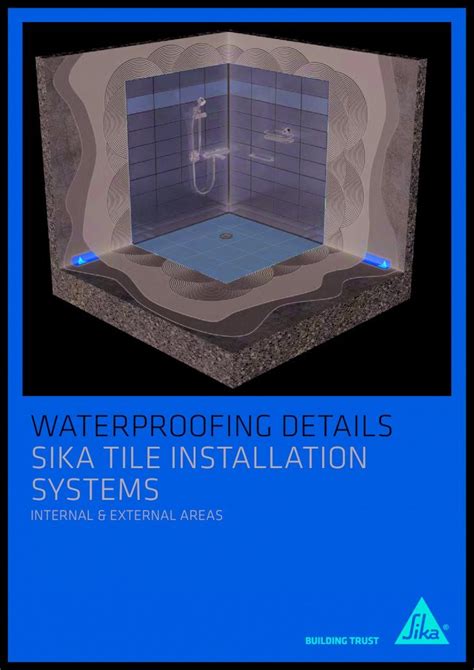 Pdf Waterproofing Details For Sika Tile Installation