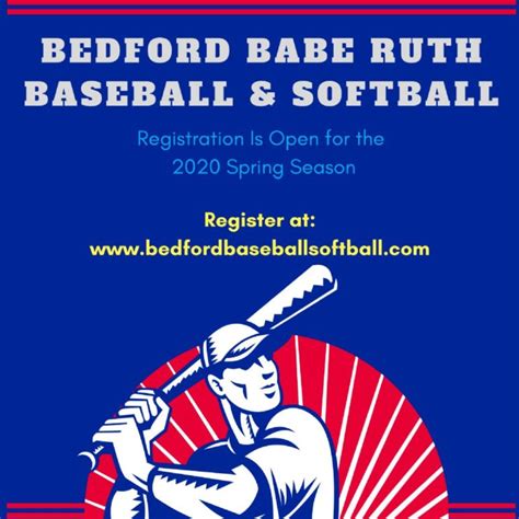 Bedford Babe Ruth Baseball And Softball Spring Registration Is Now