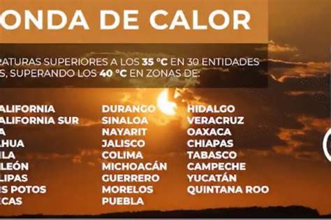 Seguirá Tercera Onda De Calor En México Bi Noticias