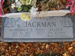 Ellis Franklin Jackman M Morial Find A Grave