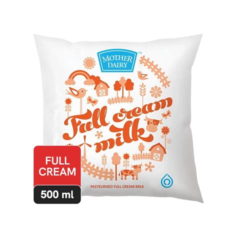 Mother Dairy Full Cream Fresh Milk Price Buy Online At ₹33 In India