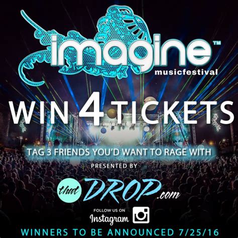 We're Giving Away 4 FREE Tickets to Imagine Music Festival 2016