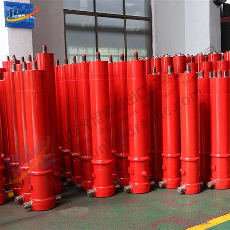 Front End Telescopic Single Acting Multistage Hydraulic Cylinders For