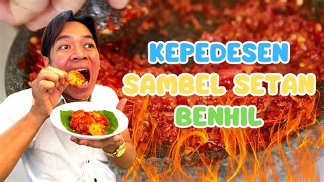 BIBIR MISS ENDUL NYONYOR KEPEDESAN SAMBEL SETAN BENHIL Sambal