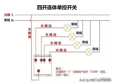 單控、雙控、三控、四控的接線圖都在這了！ 每日頭條