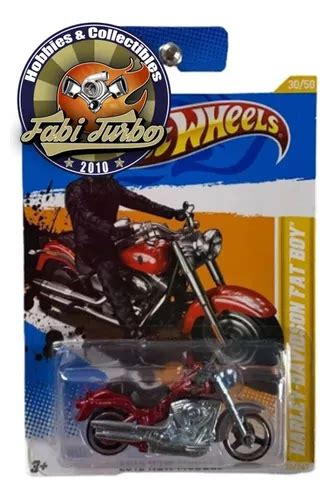 Hot Wheels Moto Harley Davidson Fat Boy Frete Gr Tis