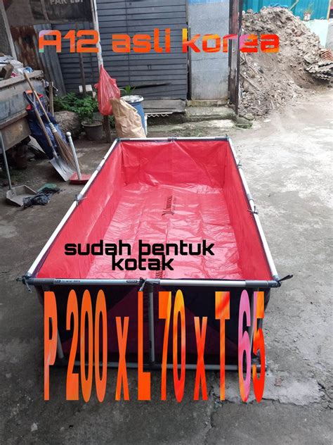 Terpal Kolam Ikan A Korea P Cm X L Cm X T Cm Lazada Indonesia