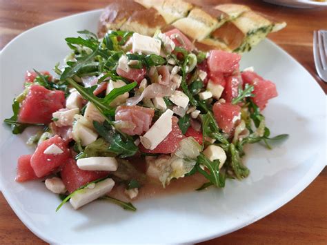 Melonen Rucola Salat Mit Feta Von 444 Chefkoch