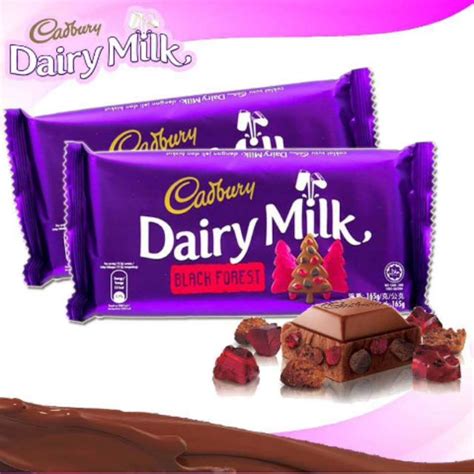 Cadbury Dairy Milk Chocolate Black Forest 165g Shopee Philippines