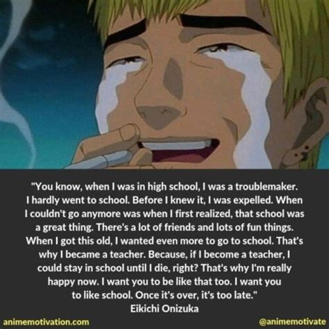 The BEST Anime Quotes From “Great Teacher Onizuka” That You Need See