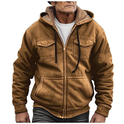 Ylsdl Clearance 2024 Mens Military Tactical Fleece Hoodie Jacket