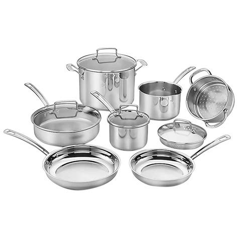 Morningsave Cuisinart 11 Piece Chef S Classic Pro Stainless Cookware