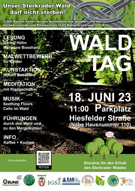 Bündnis für den Erhalt des Sterkrader Waldes Einladung zum Wald Tag