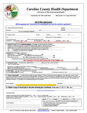 Fillable Online Dhmh Maryland Caroline County Health Department