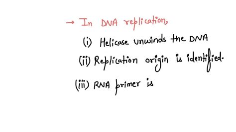 SOLVED Texts DNA Replication Starts At The Origin Of Replication RNA