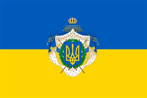 Monarchist Ukraine(Ukrainian State) alternative flag : vexillology