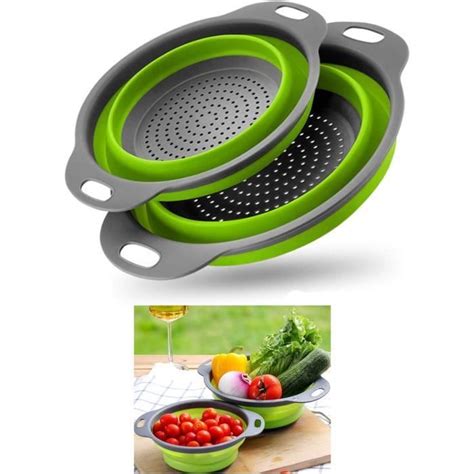 Passoire Pliable Passoires De Cuisine En Silicone Pliables Faciles