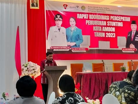 Percepat Penurunan Stunting DPPKB Ambon Gelar Rakor Indonesia Timur