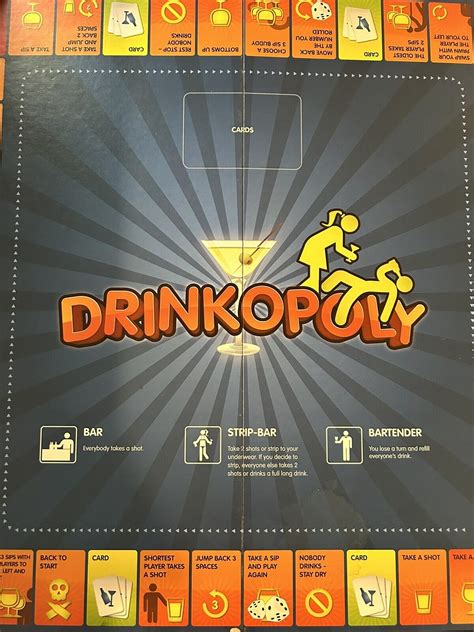 Drinkopoly The Blurriest Game Ever Board Game For Adults Complete