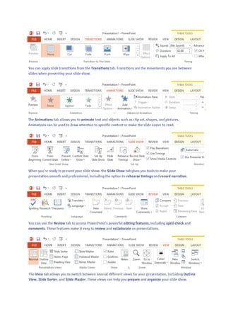 Microsoft Powerpoint Basic Features Pdf