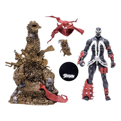 Mcfarlane Spawn Universe Spawn Deluxe Set On Throne Figurine