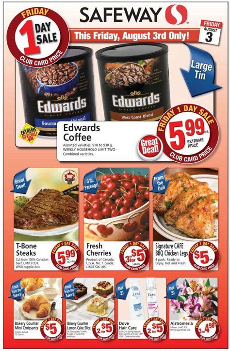 Safeway Flyer Aug 3 To 9