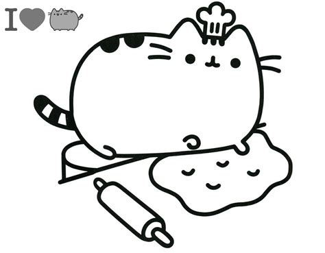 Dibujos De Lindo Pusheen Para Colorear Para Colorear Pintar E Imprimir