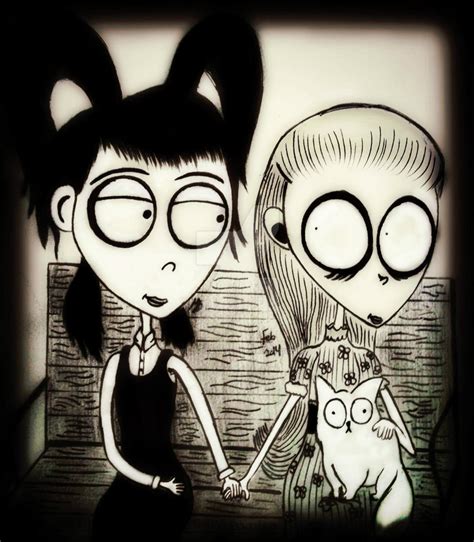 Frankenweenie: Elsa Van Helsing and Weird Girl by WillardStilles on ...