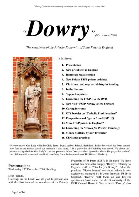 Dowry Fssp Uk