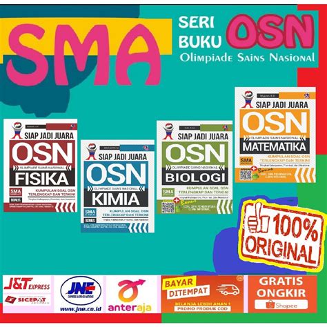 Jual Buku OSN SMA Siap Jadi Juara OSN Olimpiade Sains Nasional SMA