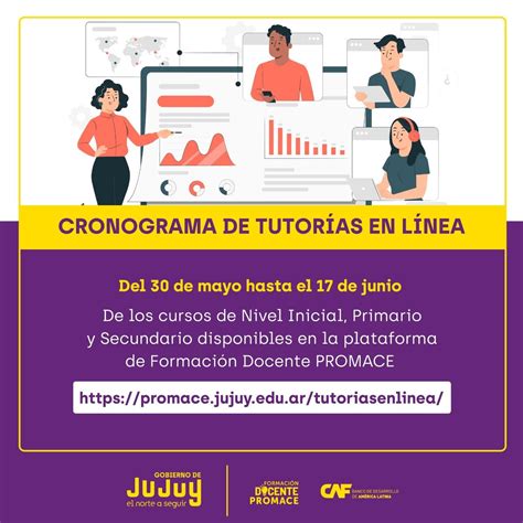 Convocan a docentes a participar de las tutorías en línea del programa