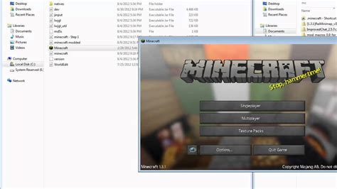 How To Install Mods Via Minecraft Jar Version Youtube
