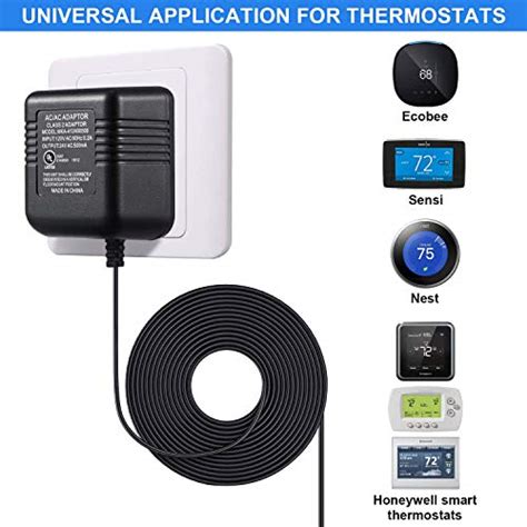 C Wire Adapter For Thermostats 24 Volt Transformer Compatible With Nest Honeywell Ecobee Emerson