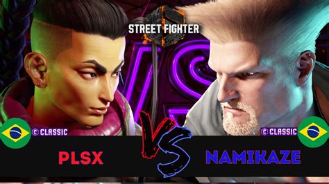 Sf6 👊 Plsx Jamie Vs Namikaze Guile 👊 Replay Match Street Fighter