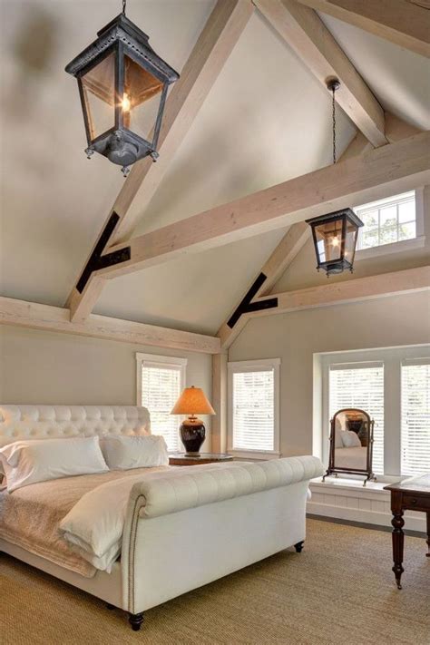 50 Affordable White Wood Beams Ceiling Ideas For Cottage A Frame