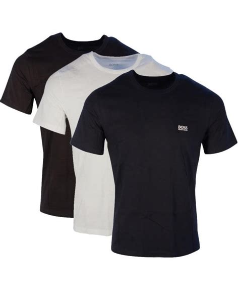 Hugo Boss T Shirts Triple Pack Assorted 50325887 T Shirt Rn 3p Co