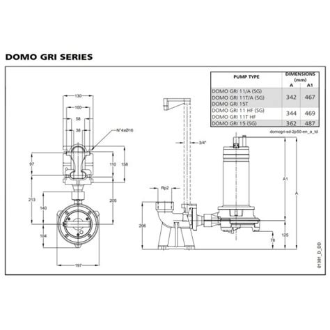 Lowara Pedestal Kit For Domo Gri Hf Pumps Uk