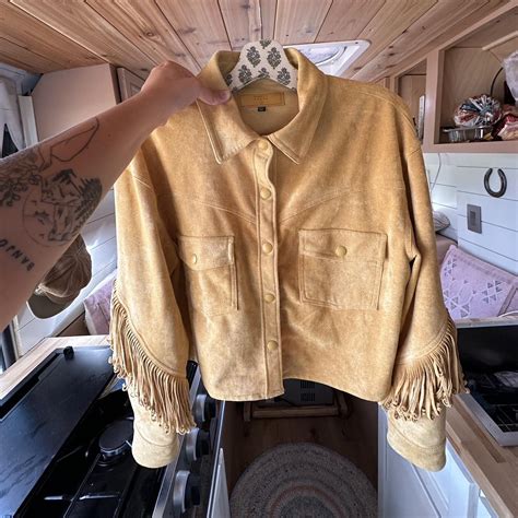 Free People Brand New BLANKNYC Vegan Jacket Size Depop