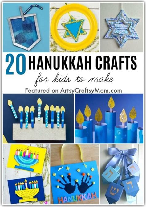 20 Heartwarming Hanukkah Crafts for Kids