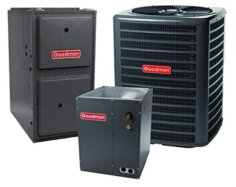 Goodman Furnace And Air Conditioner Unit Combo Ton Seer Ac System