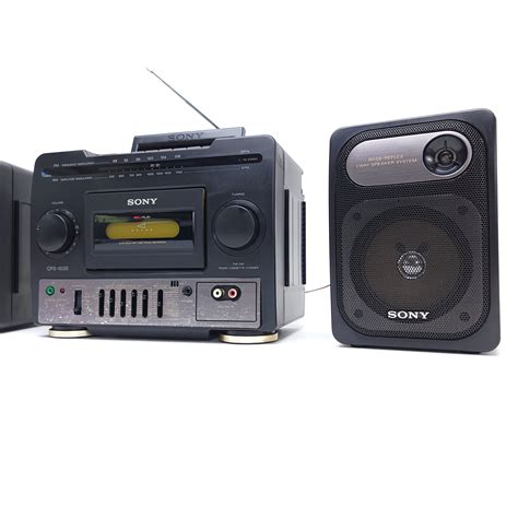 90s Sony Boombox CFS 1030 Ghettoblaster With Graphic Equalizer AM FM