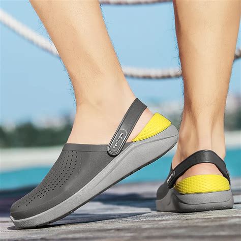 Zuecos Cl Sicos Originales Para Hombre Chanclas De Agua Para Jard N