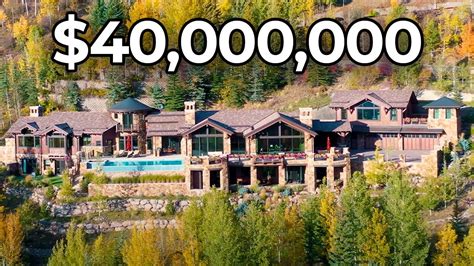 Colorado Mansion Tour Most Expensive Home In Colorado 40000000 Youtube