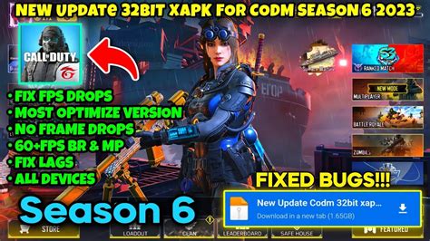 CODM 32BIT SEASON 6 V2 FIX LAGS 60FPS FIX FPS DROPS OPTIMIZED