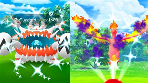 Omg Shiny Guzzlord Shiny Shadow Moltres In Pokemon Go Youtube