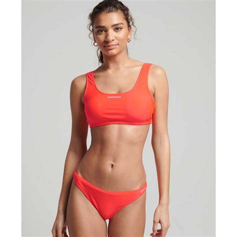 Superdry Code Essential Nh Bikini Top Orange Dressinn