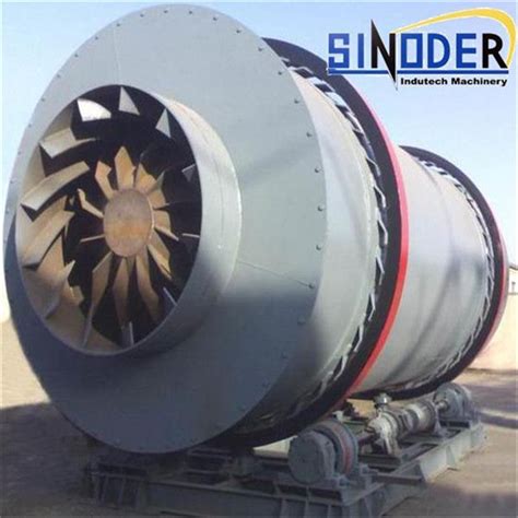 Industrial Use Rotary Drum Dryer Triple Pass Drying Oven Sand