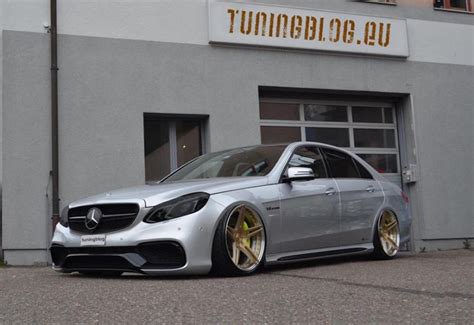 Slammed Mercedes E63 AMG W212 Facelift By Tuningblog