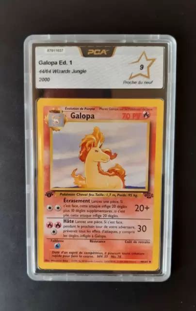 Carte Pokemon Galopa Edition Jungle Pca Wizards Eur